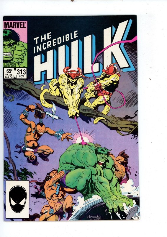 The Incredible Hulk #313 (1985) Hulk Marvel Comics