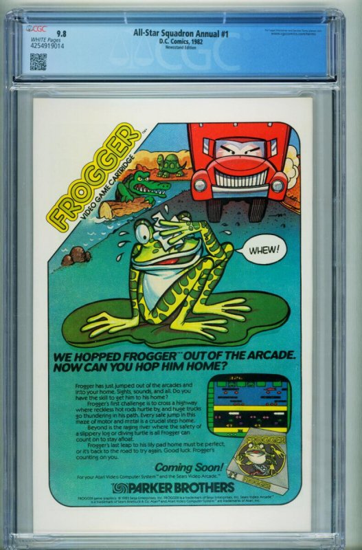 All-Star Squadron Annual #1  1982 - DC -CGC 9.8 - Comic Book-4254919014
