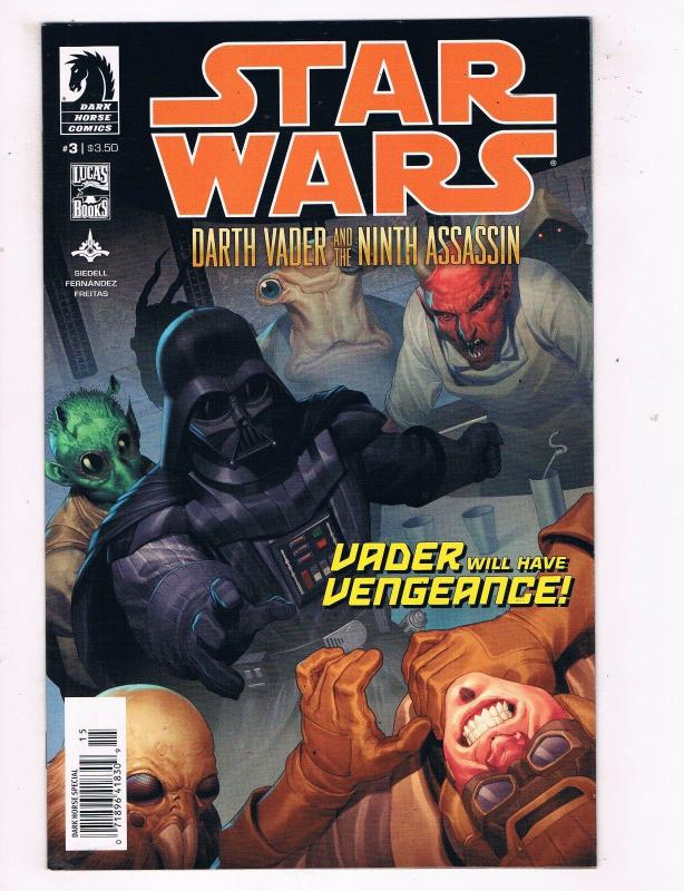 Star Wars: Darth Vader & The Ninth Assassin #3 VF/NM Dark Horse Comic Book DE45