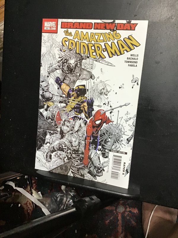 Amazing Spiderman #555 Wolverine! Super high grade! Brand new day! NM+ Wow