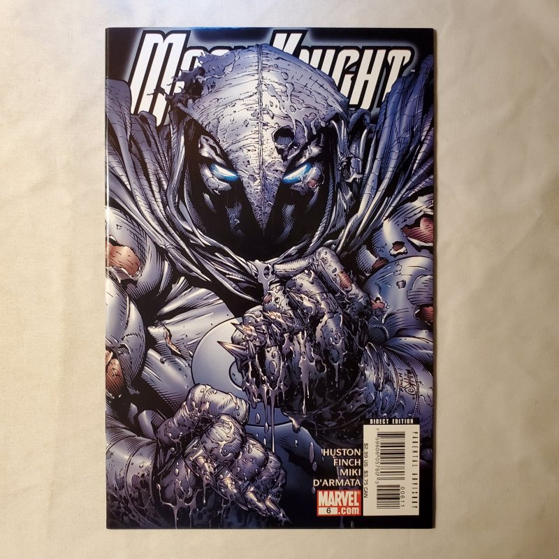 Moon Knight  6 Very Fine+ Cover by David Finch
