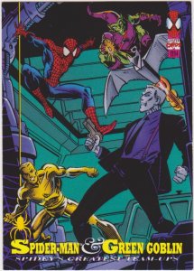 1994 Fleer Spider-Man #86 Spider-Man & Green Goblin