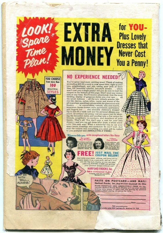 SECRET HEARTS #33 1956-DC ROMANCE FR