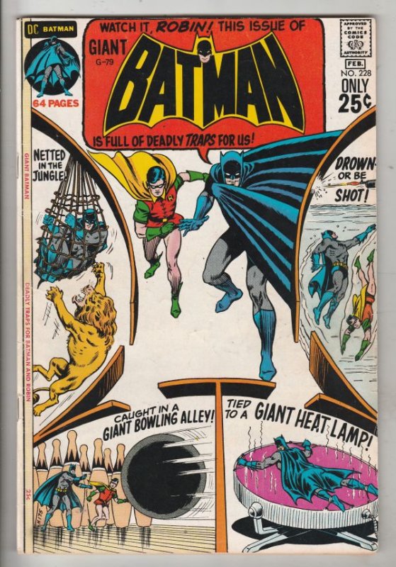 Batman #228 (Feb-71) VF/NM High-Grade Batman, Robin the Boy Wonder