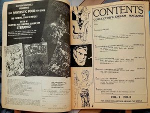 COLLECTOR'S DREAM #3 FN- (1977) MARVEL CONTINUITY Marvel Heroes cover Ken Steacy