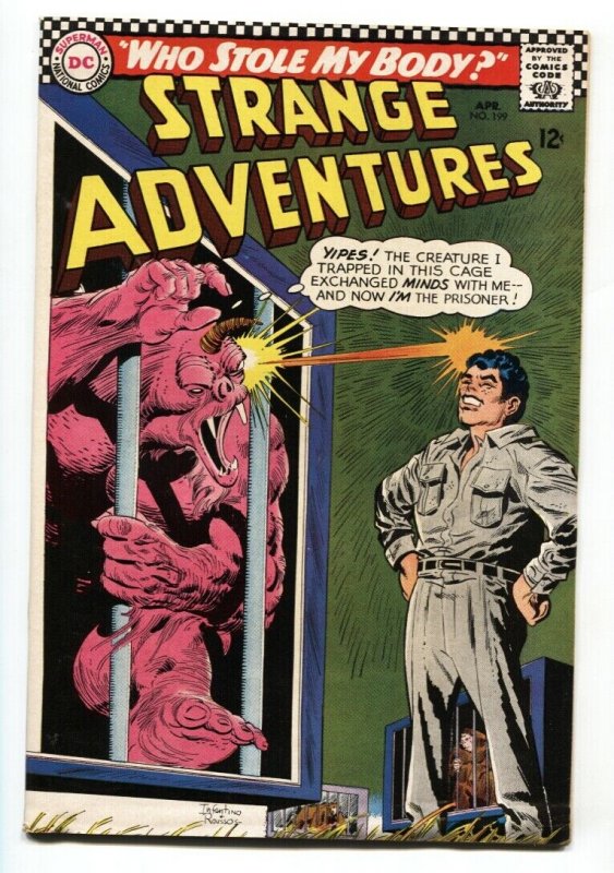 STRANGE ADVENTURES #199 1967 DC COMICS INFANTINO COVER FN