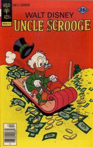 Uncle Scrooge (Walt Disney ) #147 FN ; Gold Key | December 1977 Sledding Cover