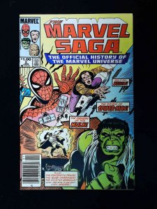 MARVEL SAGA #2  MARVEL COMICS 1986 VF+ NEWSSTAND