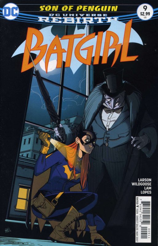 Batgirl (5th Series) #9 FN ; DC | Rebirth Son of Penguin 3