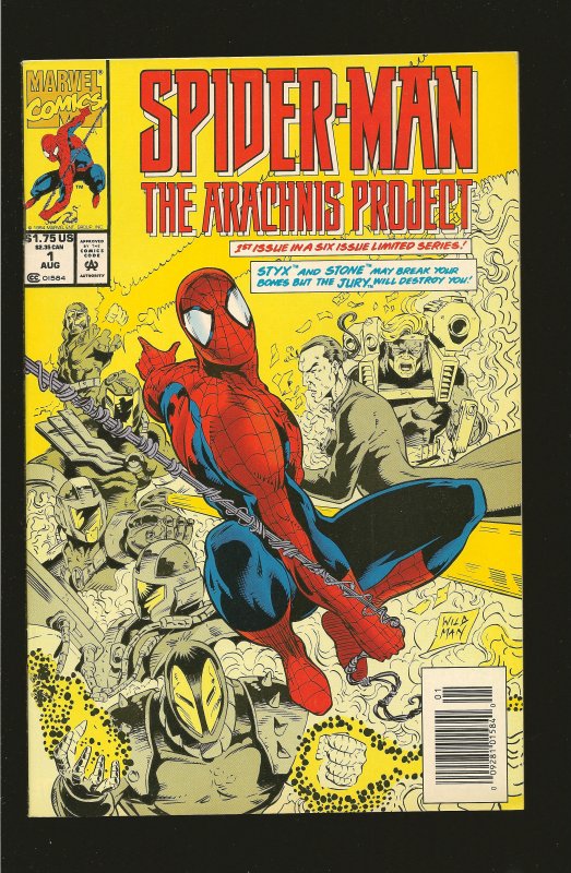 Marvel Comics Spider-Man The Arachnis Project Vol 1 No 1 August 1994