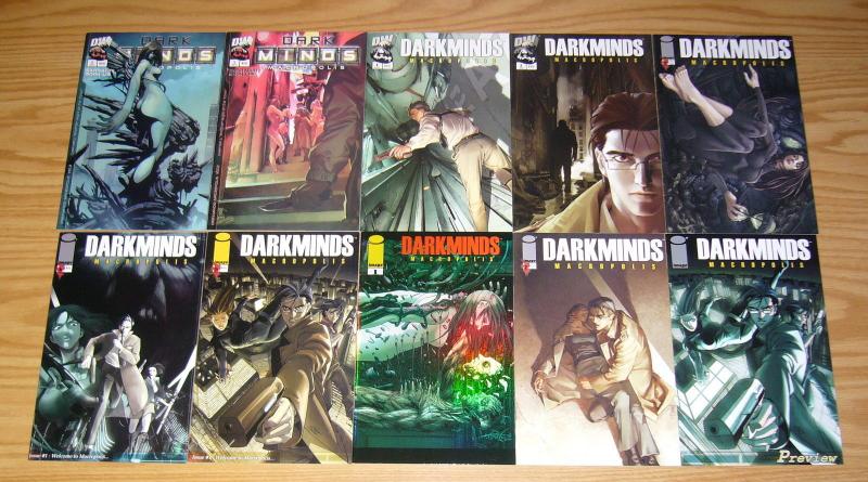 DarkMinds: Macropolis #1-4 VF/NM complete series + vol. 2 #1-4 + (9) variants