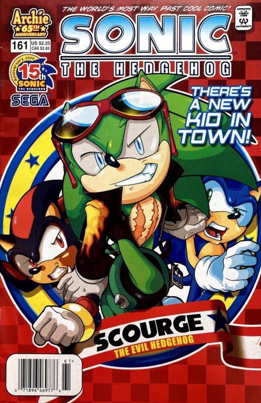 Sonic the Hedgehog #161 (Newsstand) FN ; Archie | Scourge