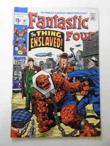 Fantastic Four #91 (1969) GD Condition see desc