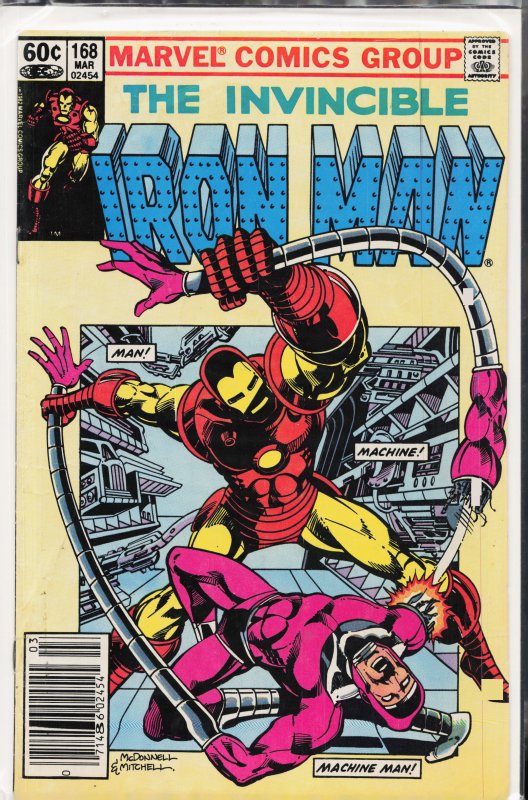 Iron Man #168 (1983) Iron Man