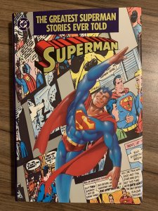 The Greatest Superman Stories Ever Told Hardcover Dust Jacket 1987 DC 1st Print