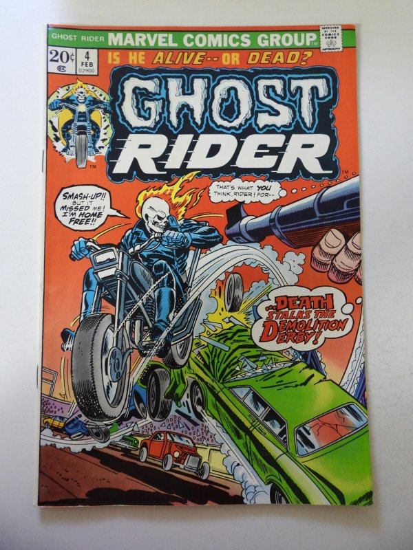 Ghost Rider #4 (1974) FN condition