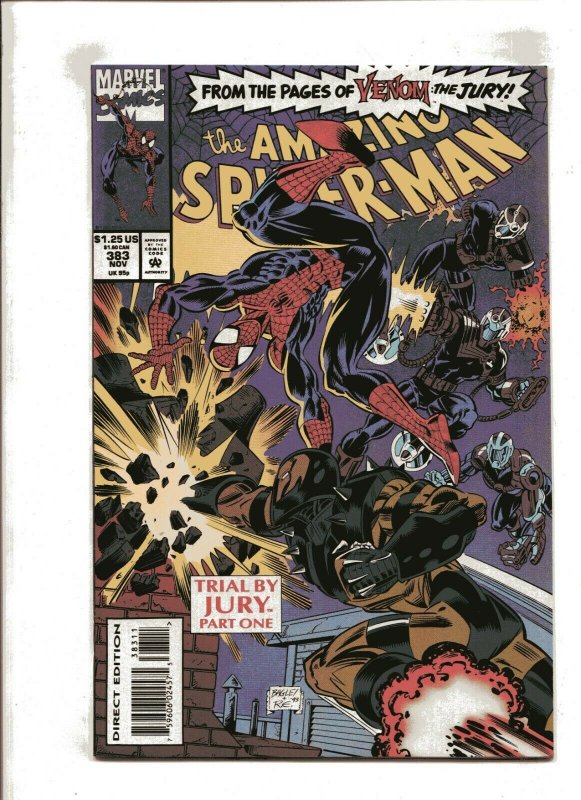 Amazing Spider-Man #383 () Trial by Jury Part 1!! 1993 | Comic Books -  Modern Age, Marvel, Spider-Man / HipComic