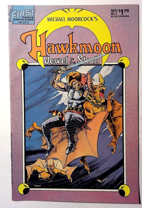 Hawkmoon: The Jewel in the Skull #4 1986 First Dorian Hawkmoon 1st Print Comic