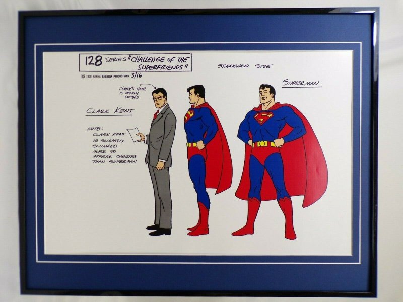 DC Comics Clark Kent Superman Super Friends 16x20 Framed Poster Display