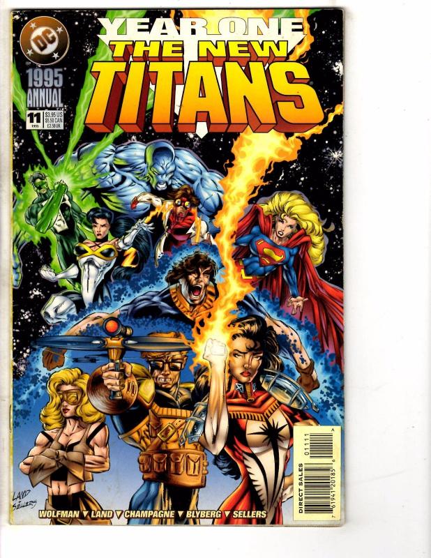 8 DC Comic Books Deathstroke Green Lantern Superman Flash New Titans 1 3 6 J227