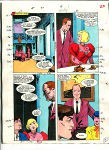 American Flagg! #37 Page #18 Original Color Guide 1987