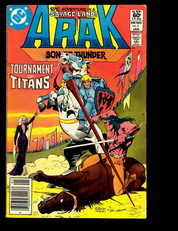 12 Arak Son of Thunder DC Comics # 3 4 5 8 20 21 22 23 25 27 28 Annual # 1 EK4