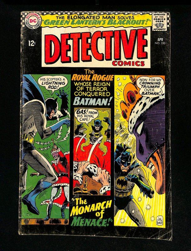 Detective Comics (1937) #350 Elongated Man! Green Lantern!