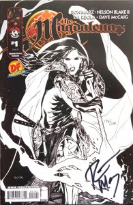MAGDALENA #1 DF EXCLUSIVE RYAN SOOK SKETCH COVER SIGNED RON MARZ W/COA NM.
