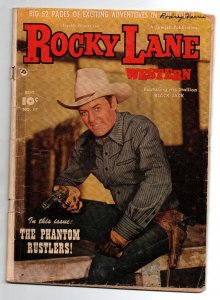 Rocky Lane Western #17 - Western - Charlton - 1950 - GD