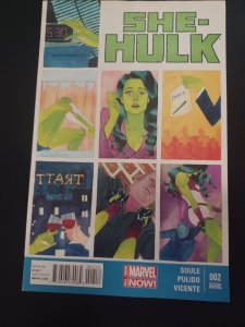 She Hulk #2 VF/NM 2nd Print All-New Marvel Now 2014 Marvel Comics c148