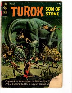 Lot Of 4 Turok Son Of Stone Gold Key Comic Books # 51 57 59 74 Jungle Series DK1