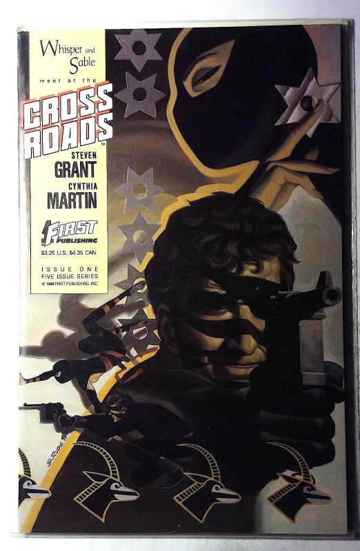 Crossroads #1 (1988) First Comics Whisper Sable 1st Print Comic Book