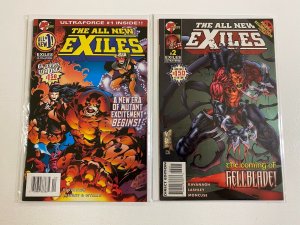 Exiles lot from:#1-2 Malibu (3rd series) 6.0 FN (1995) #1 is B