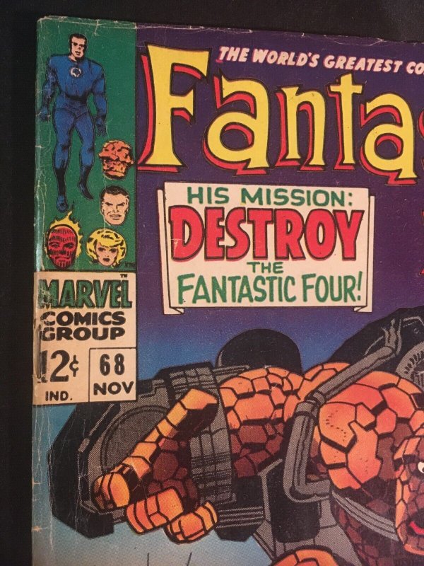 THE FANTASTIC FOUR #68 VG Condition