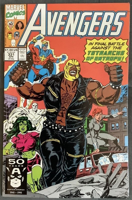 Avengers #331 (1991, Marvel) NM+