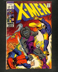 X-Men #53 1st Barry Windsor Smith Art! Blastaar! Beast Origin!