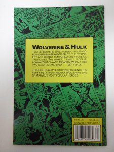 Wolverine Battles The Incredible Hulk (1992) Sharp VF-NM Condition!