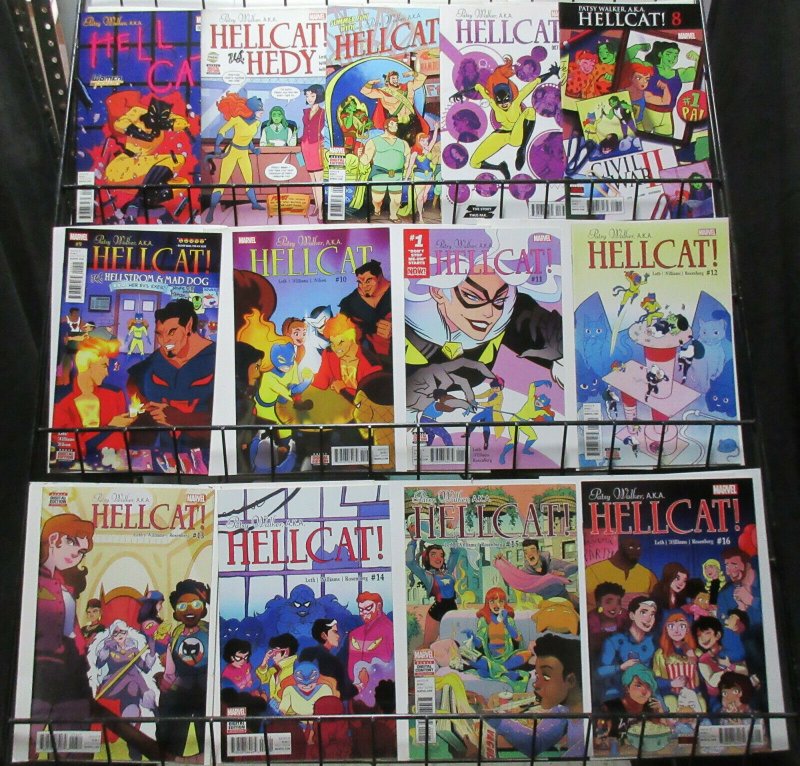 Patsy Walker aka Hellcat (Marvel 2015) #4-16 Lot of 13Diff Kate Leth + Williams 