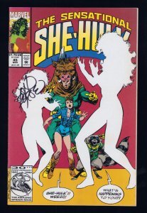 The Sensational She-Hulk #45 - Signed by John Byrne (9/9.2) 1992