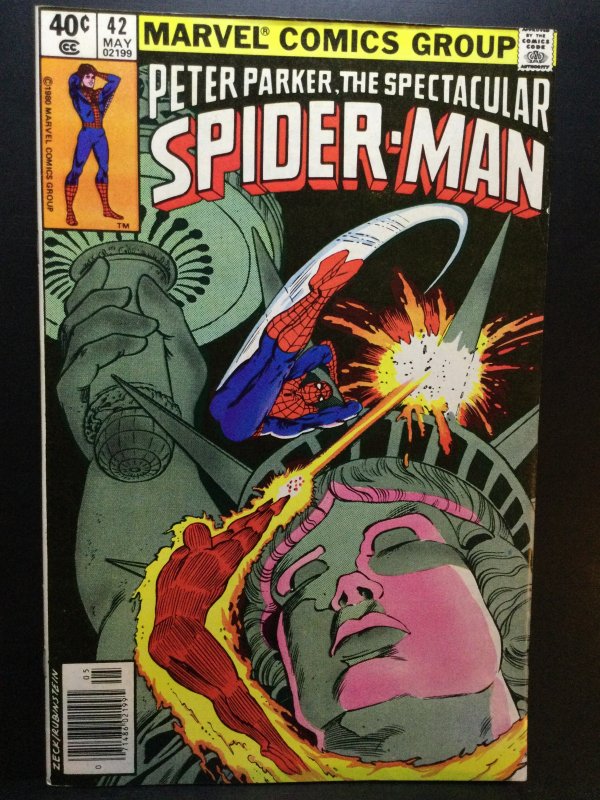 The Spectacular Spider-Man #42 Newsstand Edition (1980)
