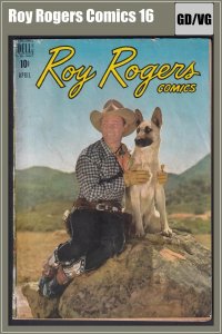 Roy Rogers Comics 16 (1949) GD/VG Golden Age Dell