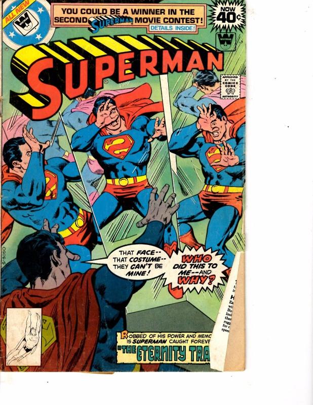 Lot Of 2 DC Comic Books Superman #305 and #332 Batman  ON1