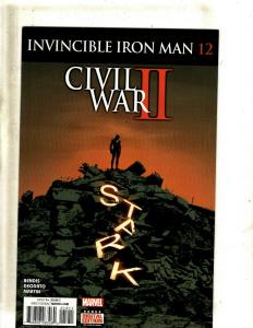 Lot Of 6 Invincible Iron Man Marvel Comic Books # 10 11 (2) 12 13 14 Hulk MF22