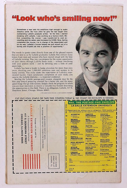 Tomb of Dracula #38 (4.5, 1975)