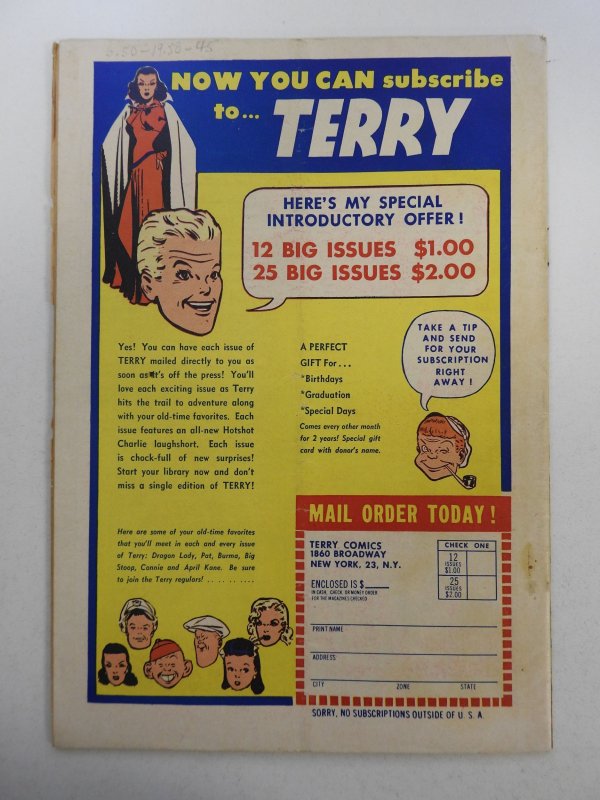 Terry and the Pirates Comics #22 (1950) Beautiful Fine- Condition!