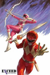 Mighty Morphin Power Rangers #2 Red/Pink Rangers Exceed Exc Jesse James Comics 