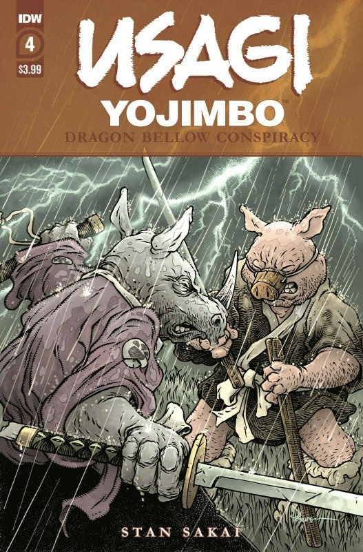 Usagi Yojimbo Dragon Bellow Conspiracy #4 (of 6) Comic Book 2021 - IDW