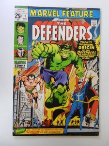 Marvel Feature #1 (1971) 1st appearance of The Defenders FN- condition