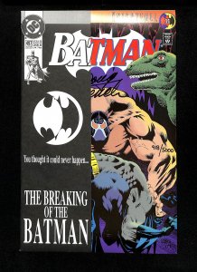 Batman #497 Bane Breaks Batman's back!