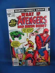 WHAT IF 3 VF+ AVENGERS 1977 MARVEL